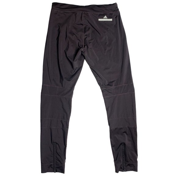 Adidas by Stella McCartney Pants - Stella McCartney Adidas Ankle Zip Dark Purple Leggings Workout Athletic Designer